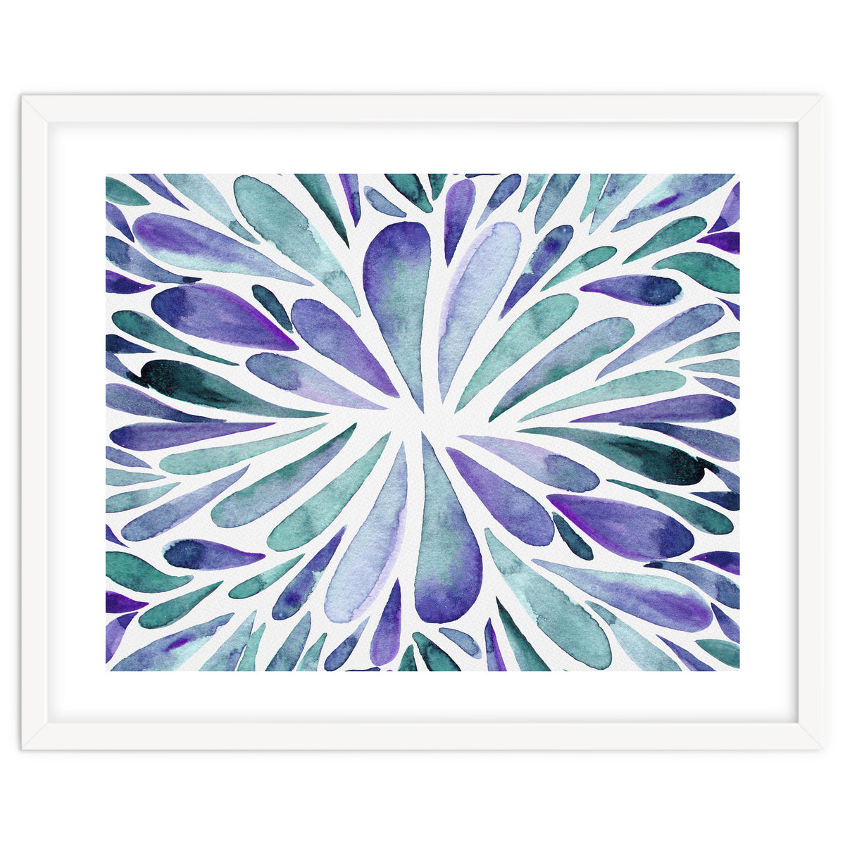 Retro abstract floral