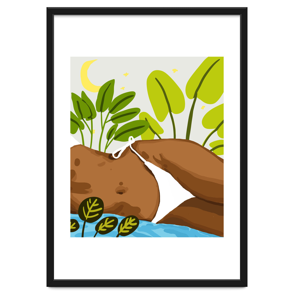 Is it Summer yet Modern Bohemian Black Woman, Bikini