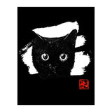 cat face in white (Print Only) thumbnail