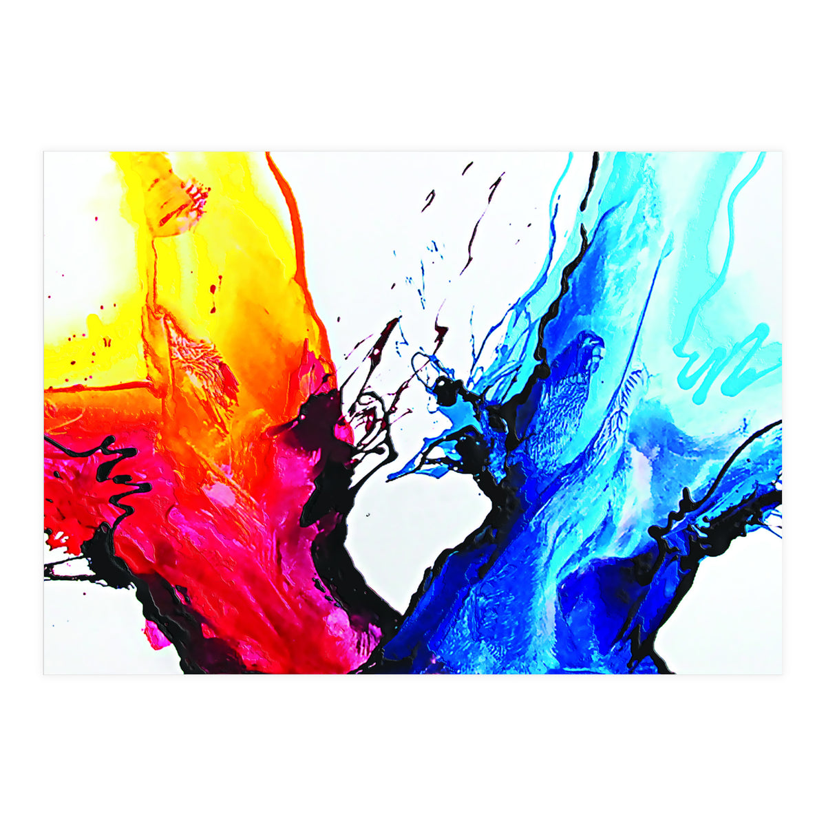 Abstract Art Britto - Qb292 (Print Only)