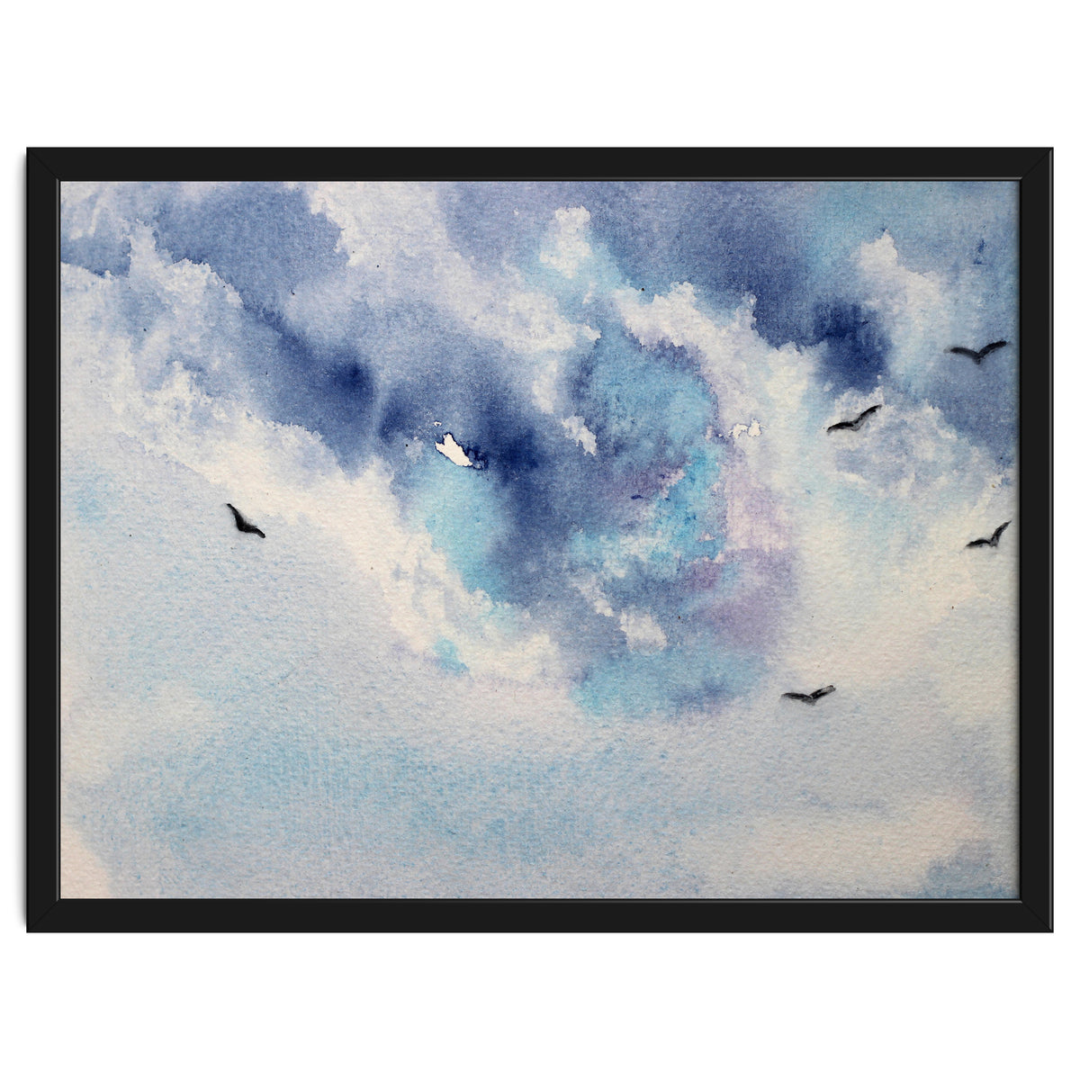 Dramatic sky || watercolor