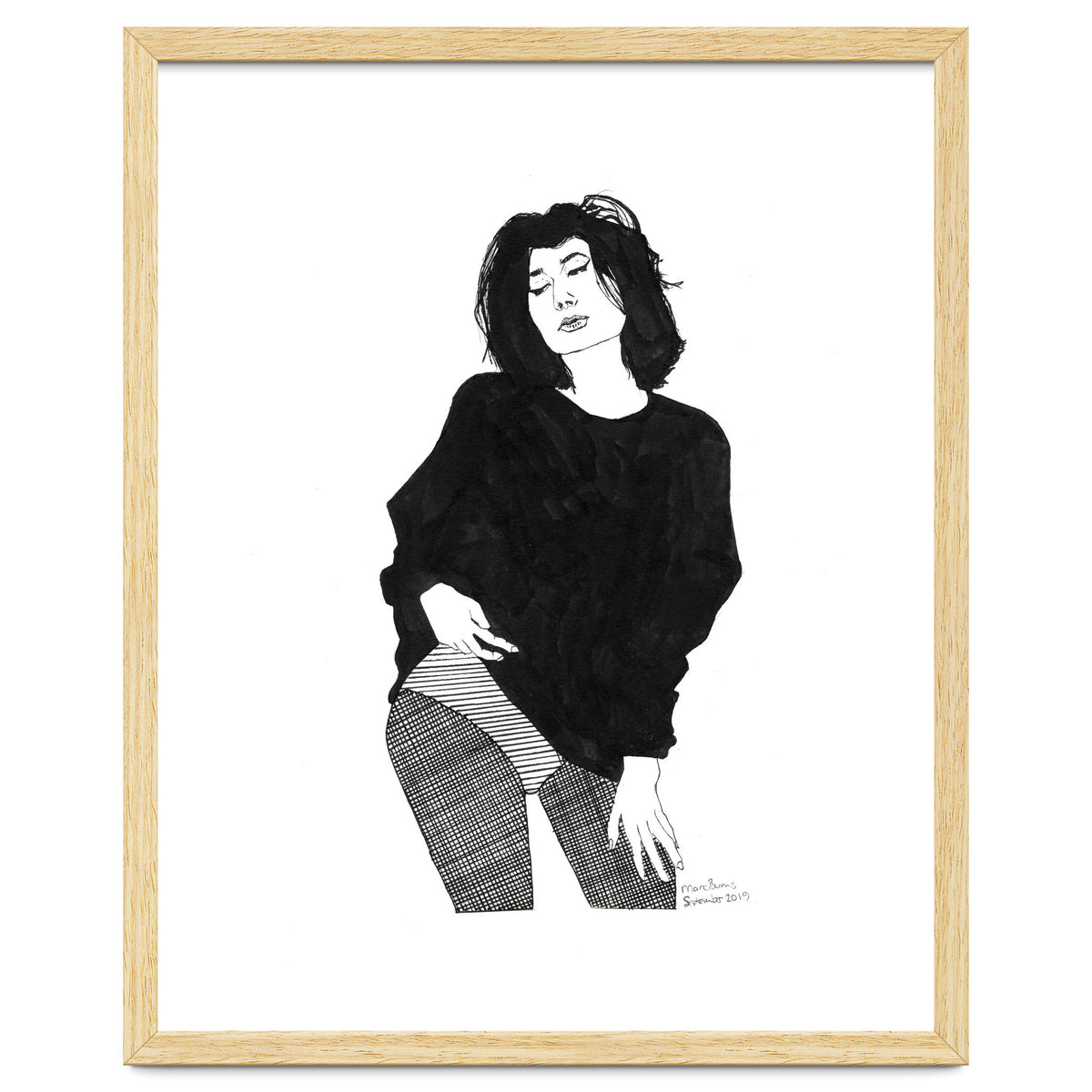 Untitled #44 - Woman in black