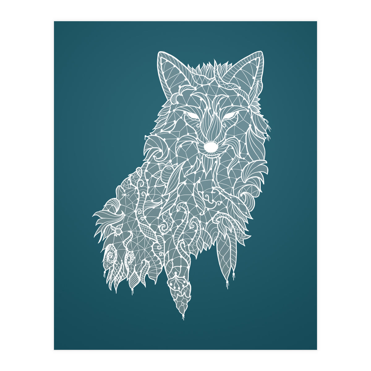 Lace Fox (Print Only)