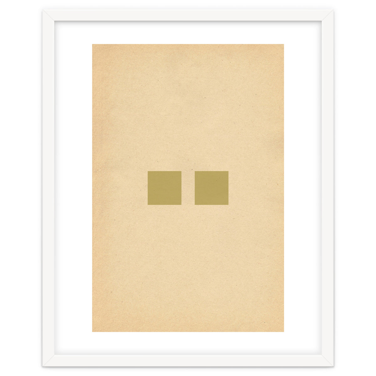 Minimalist green squares