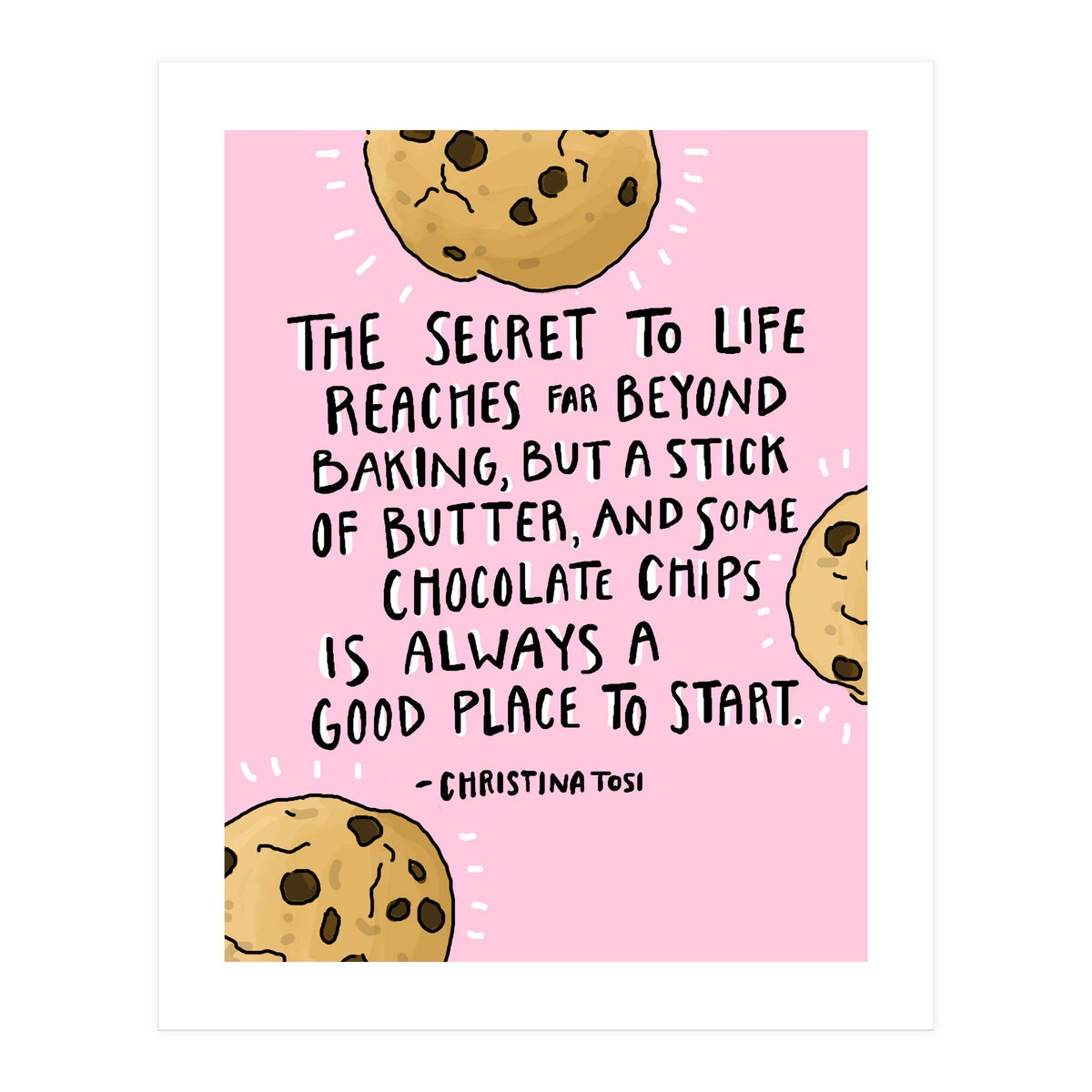 Christina Tosi Art Print  (Print Only)