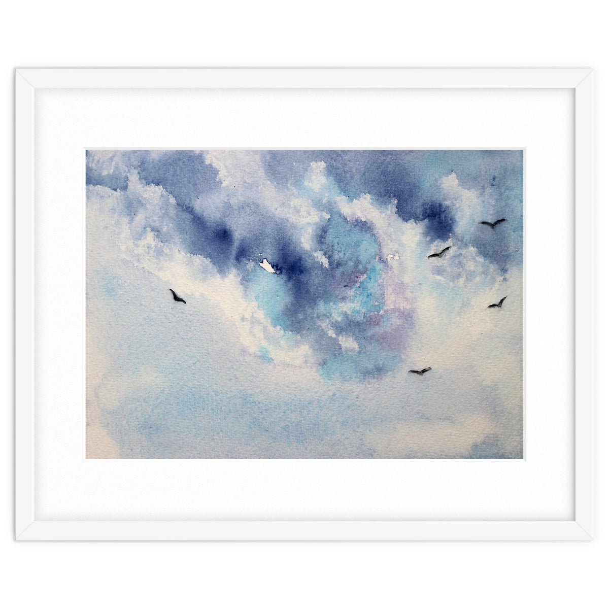 Dramatic sky || watercolor