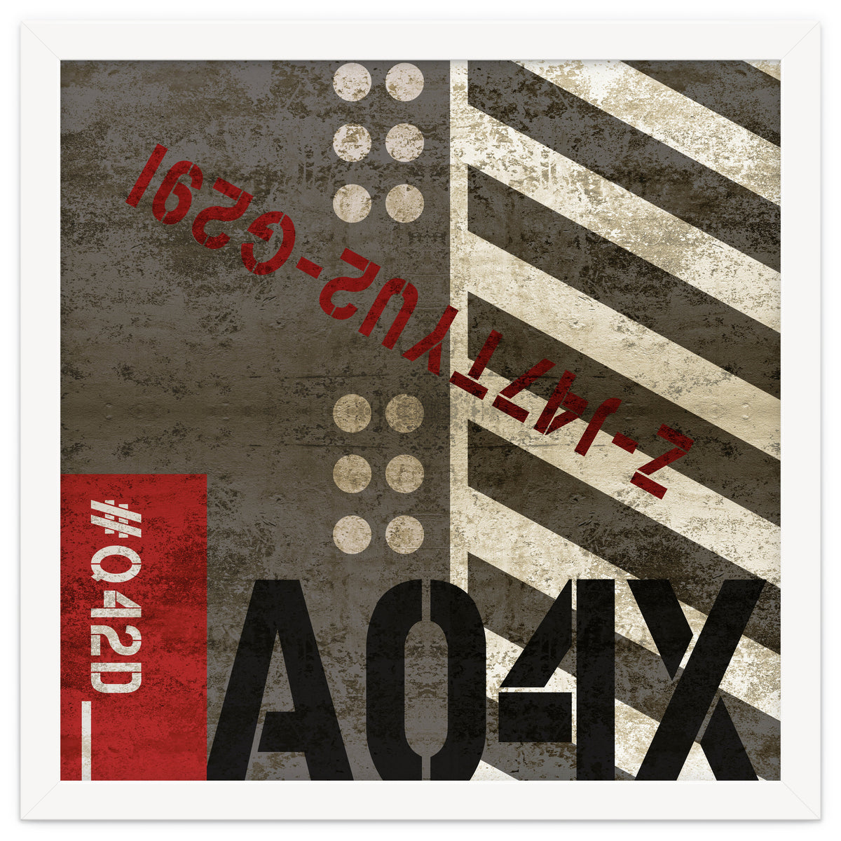 Abstract Industrial Grey Stripes