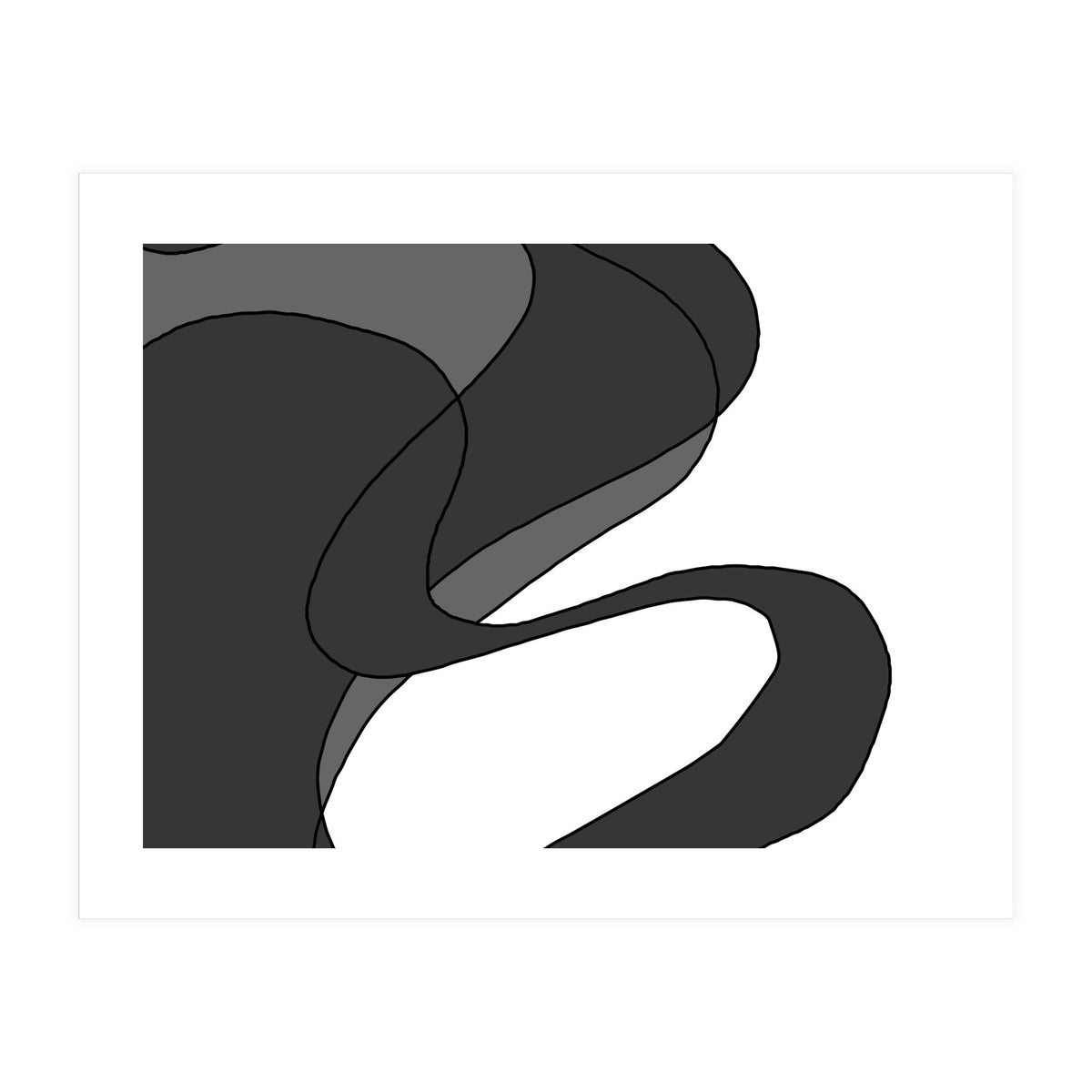 Grey Waves 3 (Print Only)