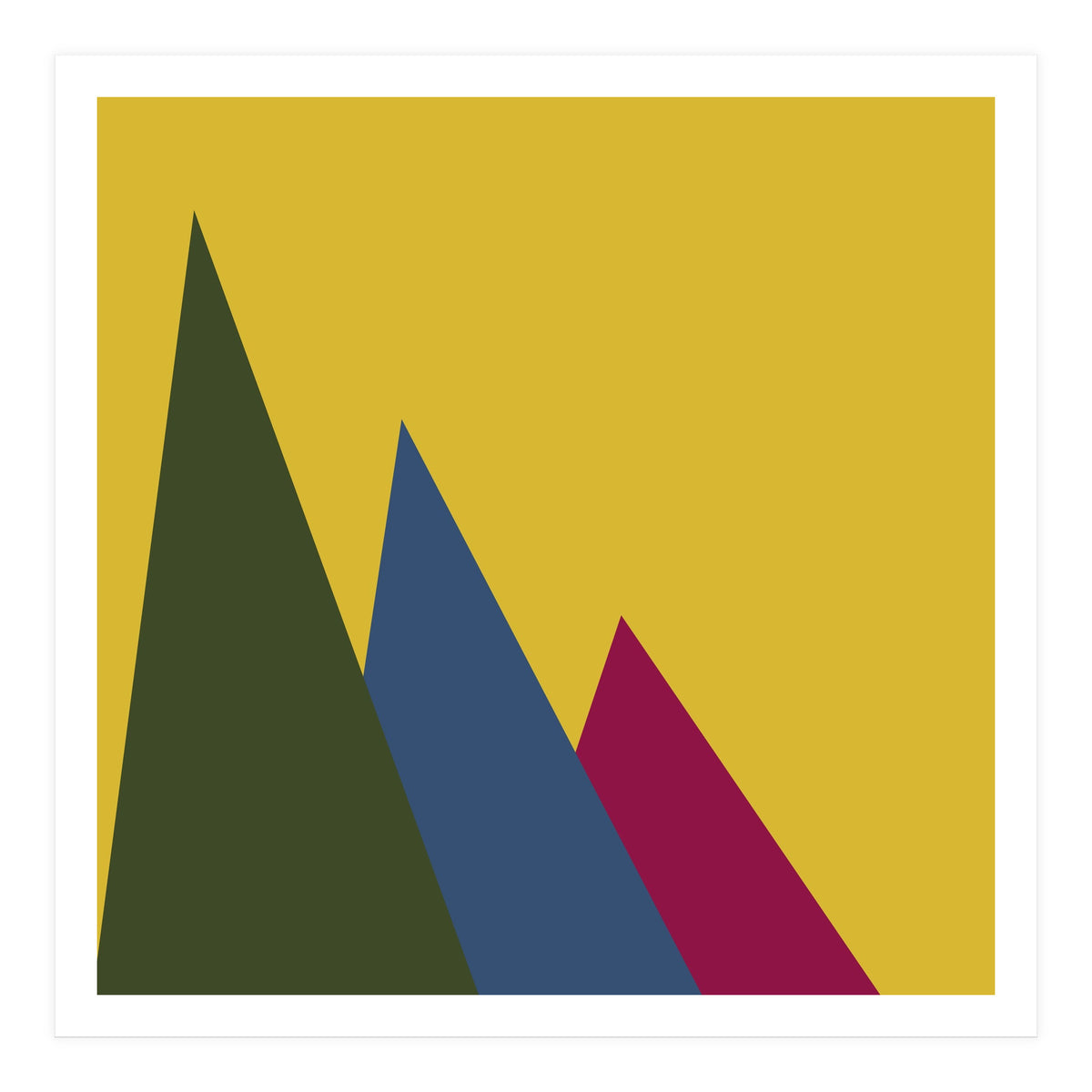 Abstract modern forest (Print Only)