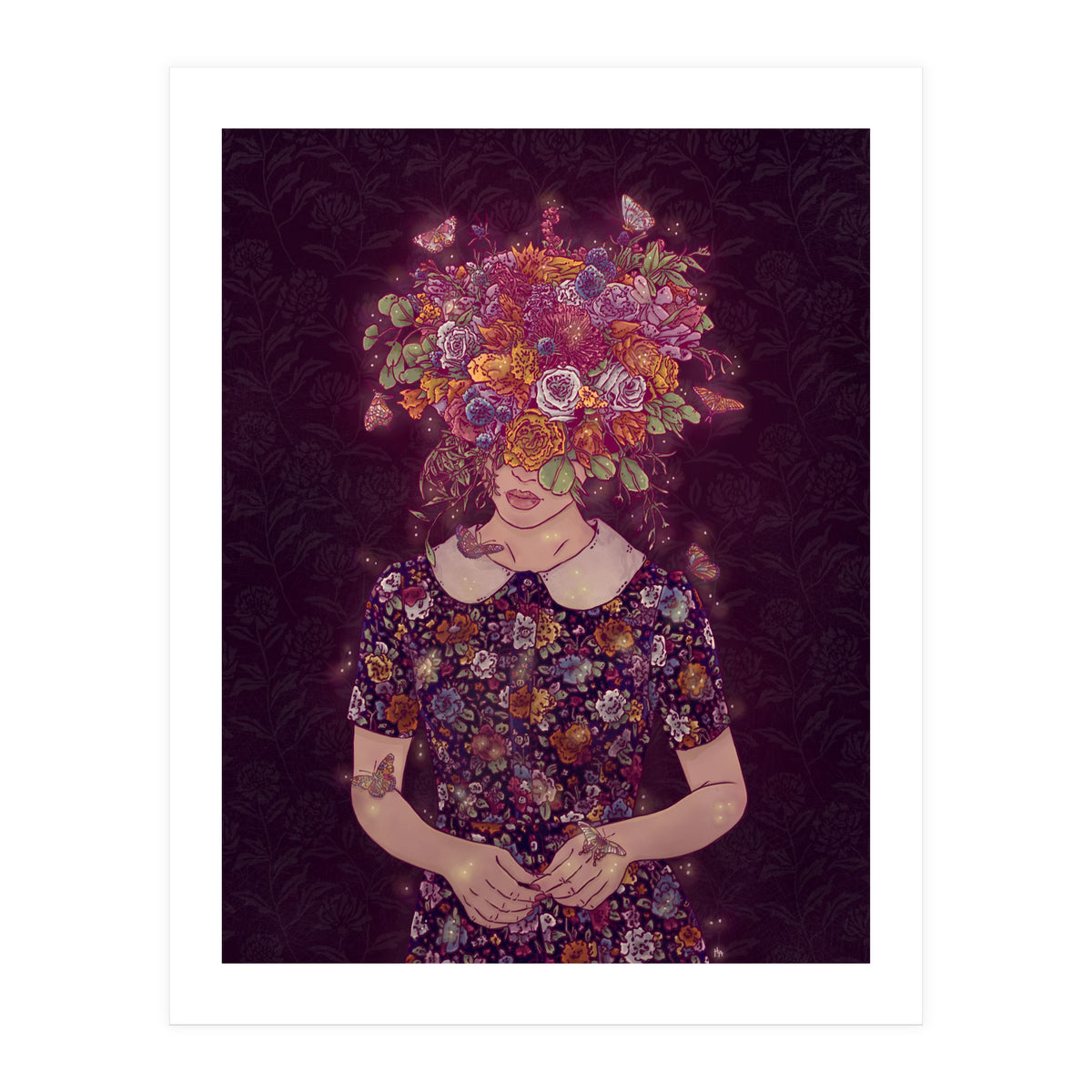 Shy Lady (Print Only)