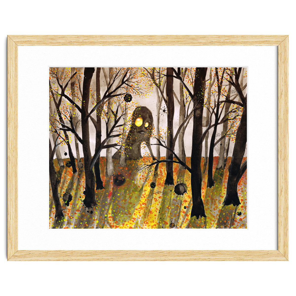 Monster in the woods