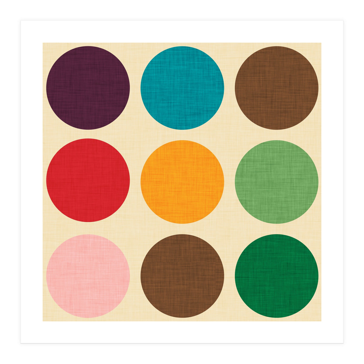 Retro Polka Dots (Print Only)