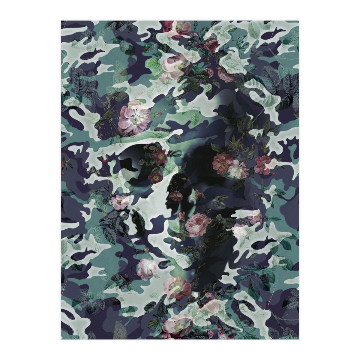 Camo Skull (Print Only)