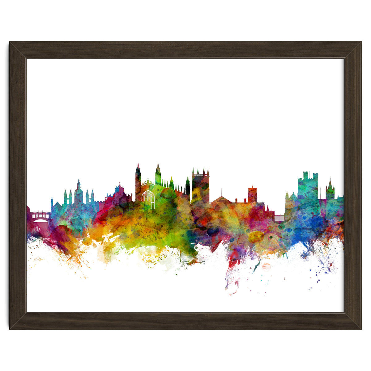 Cambridge England Skyline