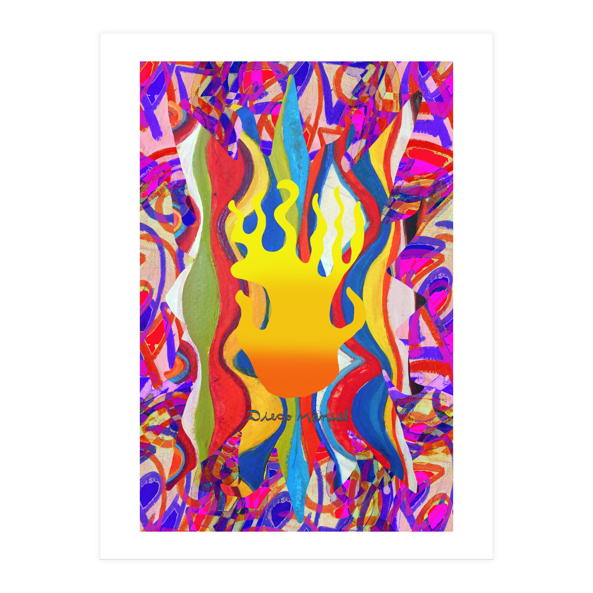 Fuego Y Graffiti 27 (Print Only)