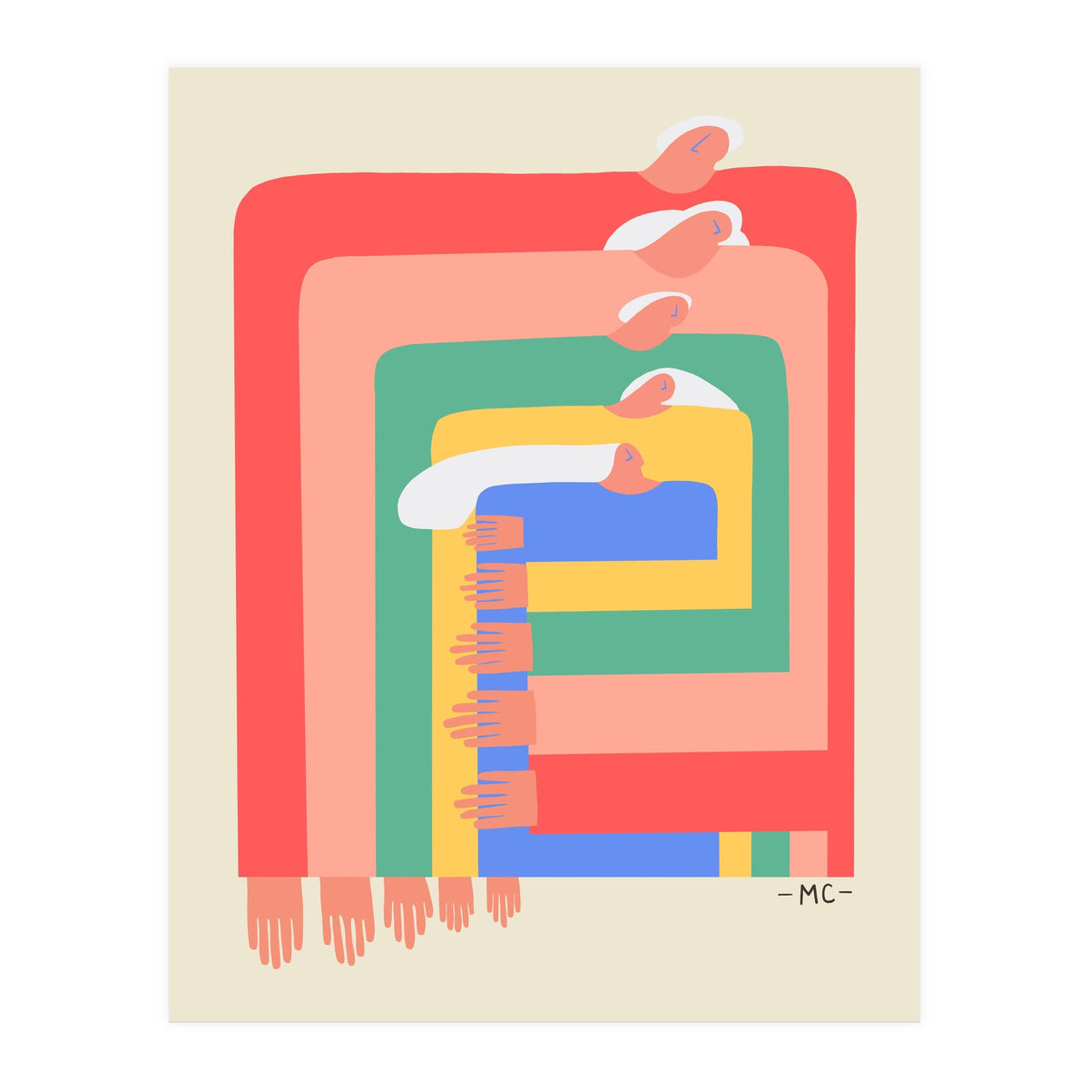 Rainbow Hug (Print Only)