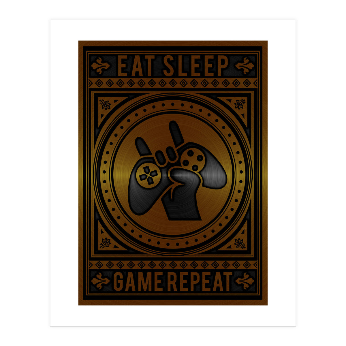 Eat Sleep Game Repeat (Print Only)