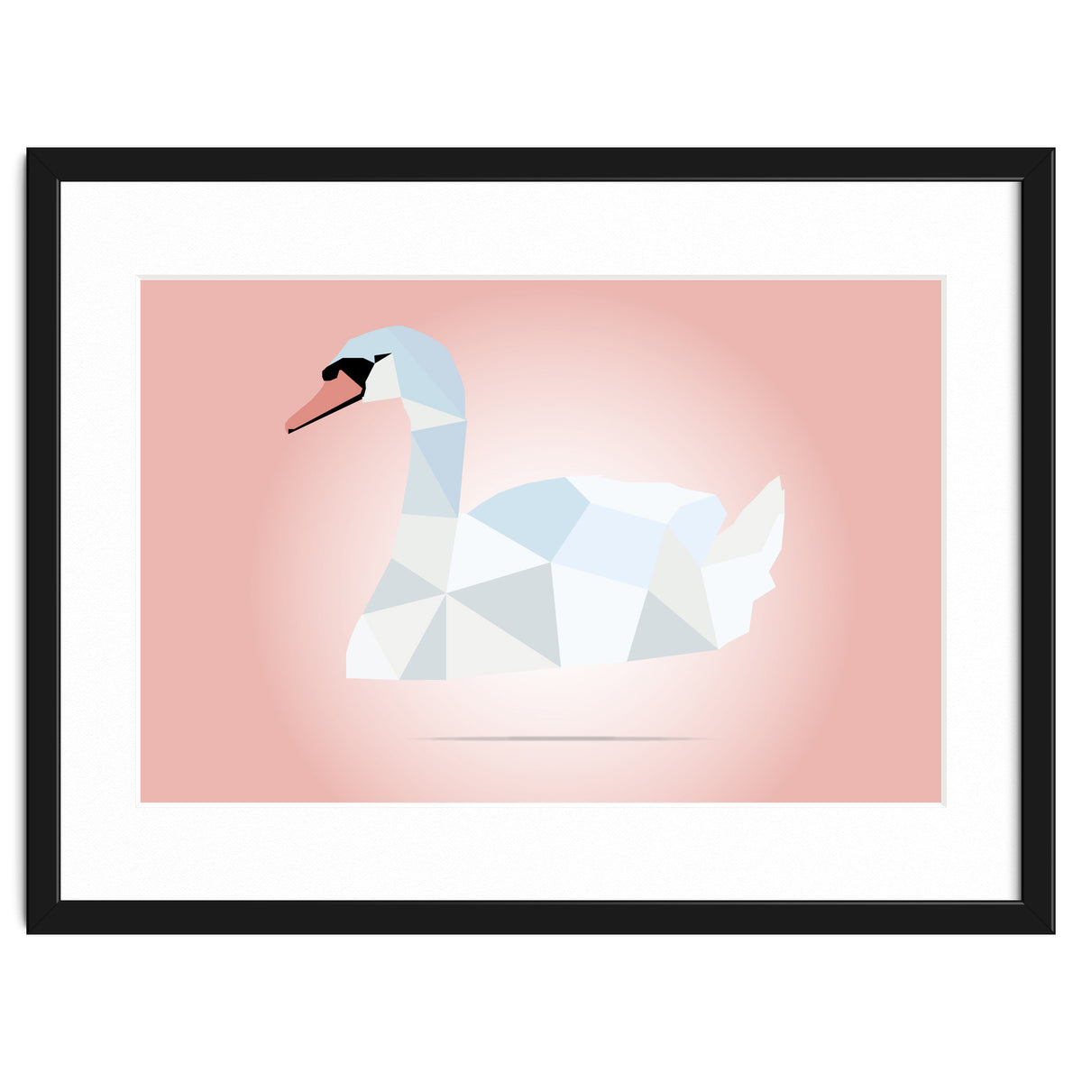 Swan Low Poly Art