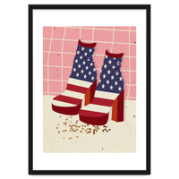 American Flag Disco Boots