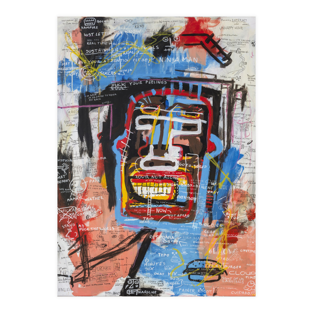 Ninja Face (Print Only)