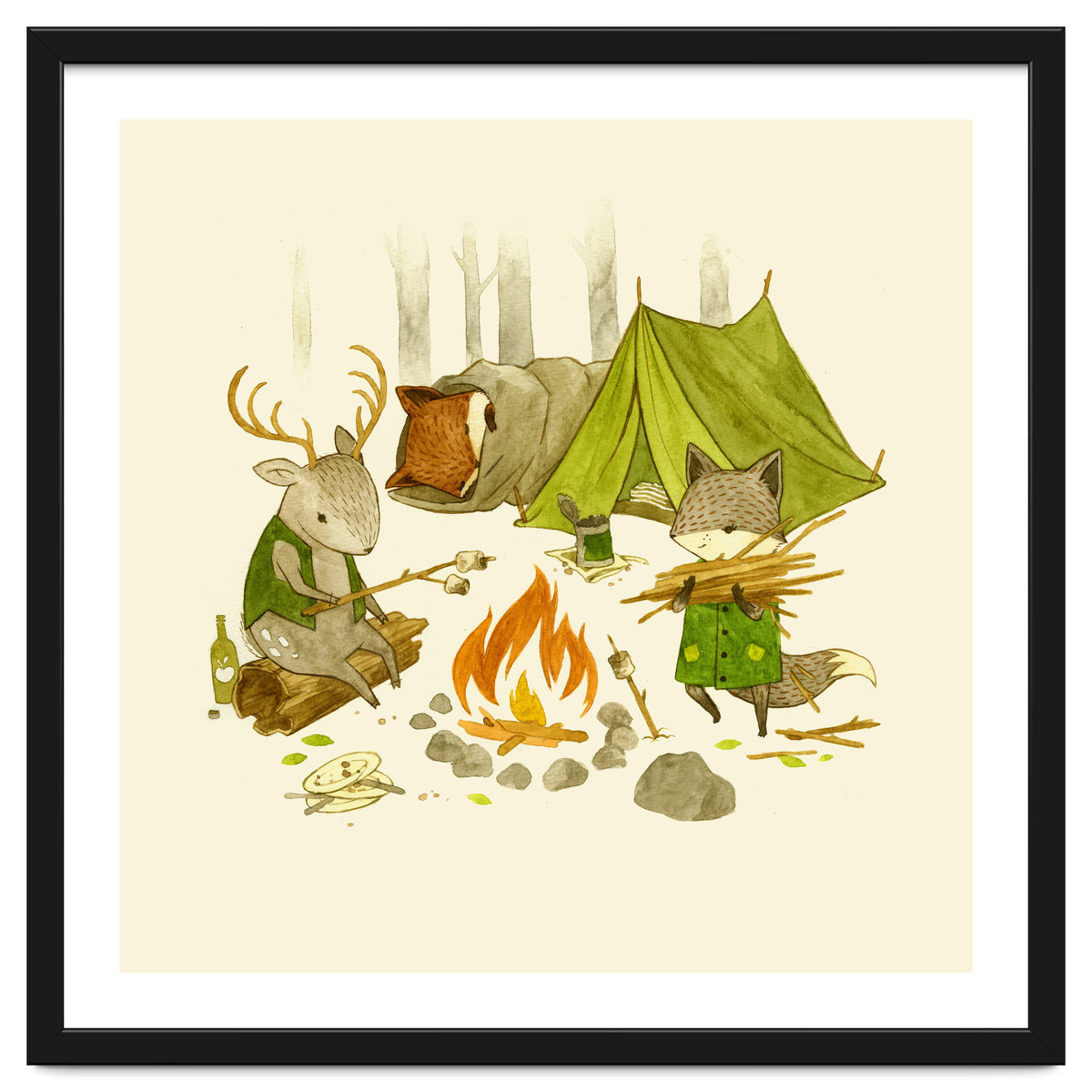 Camping In The Woods