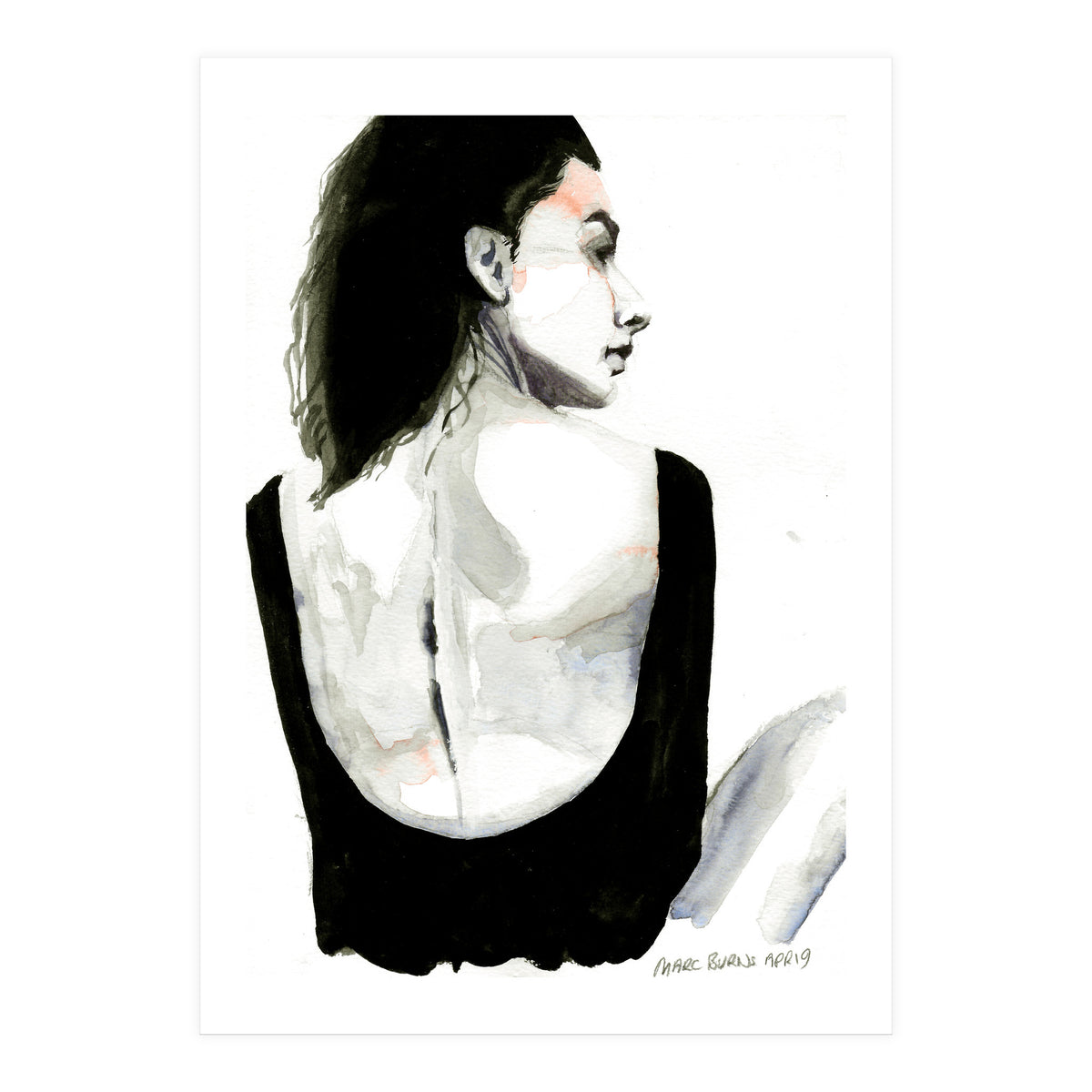 Untitled #4 - Woman with her back to us (Print Only)