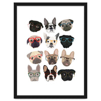 Pugs in Glasses