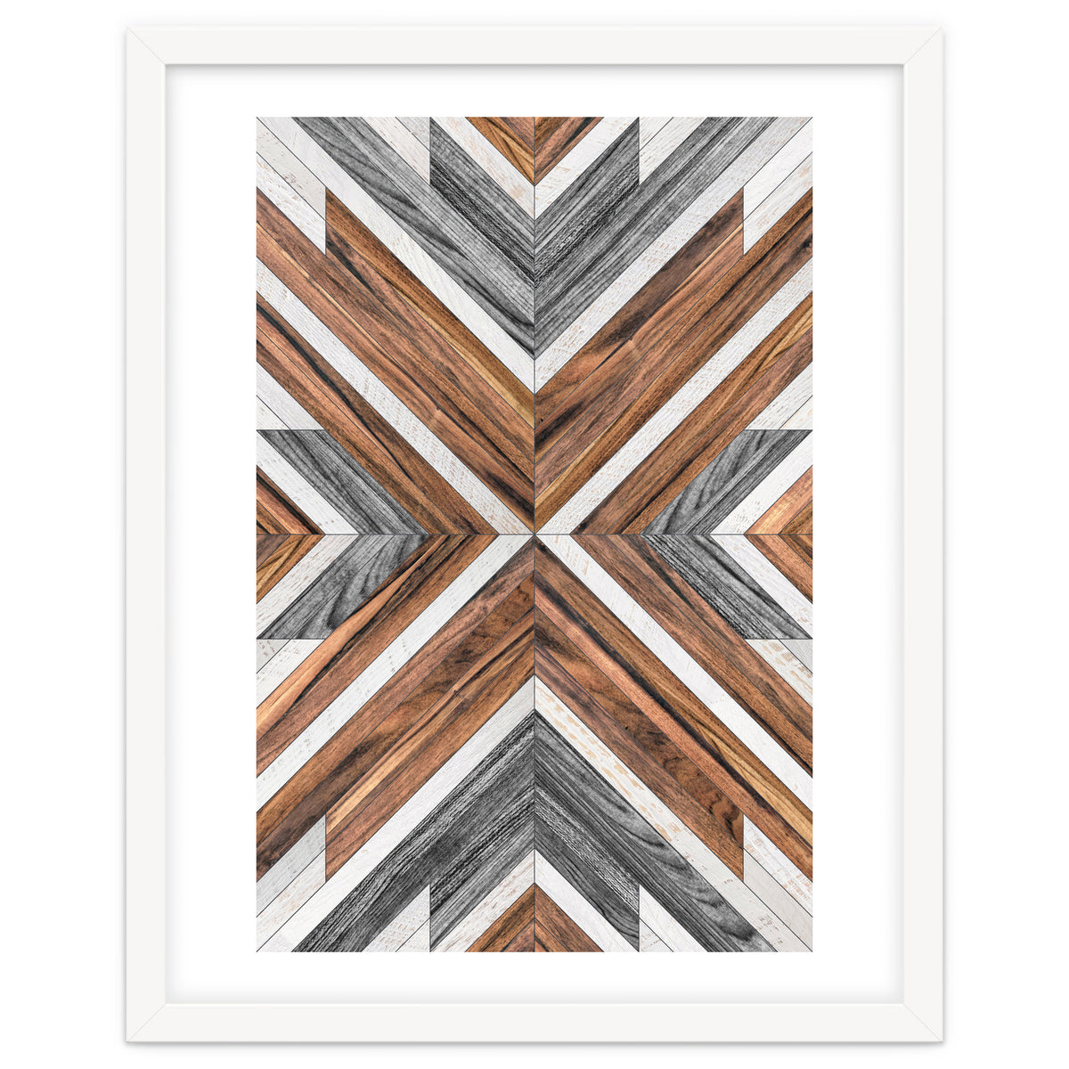 Urban Tribal Pattern No.4 - Wood