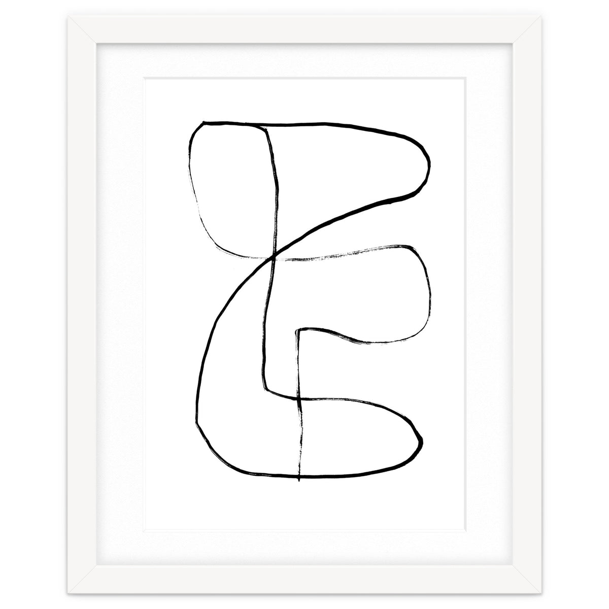 Mid-Century Line Art Print #1