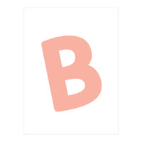 Initial Name Letter B (Print Only)
