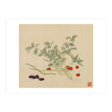 Wang Chengyu~flowers And Vegetables, Vegetables, Fruits, Beans, Red Beans, Cherries, Celery (Print Only) thumbnail
