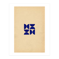 Ultramarine abstract shapes (Print Only)