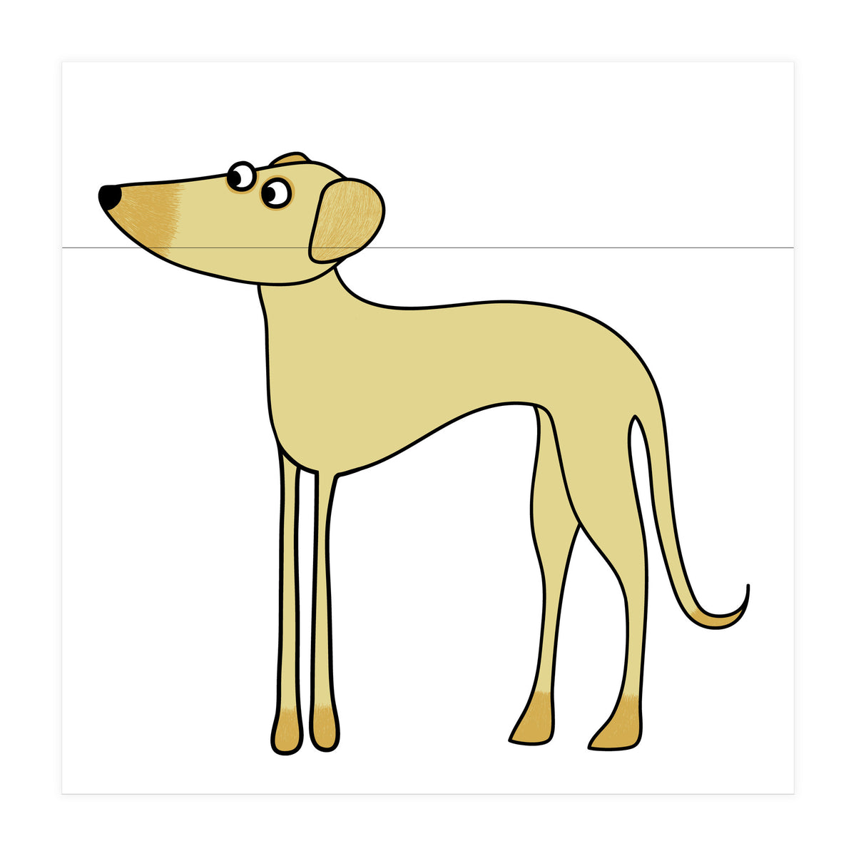 Sloughi Dog (Print Only)