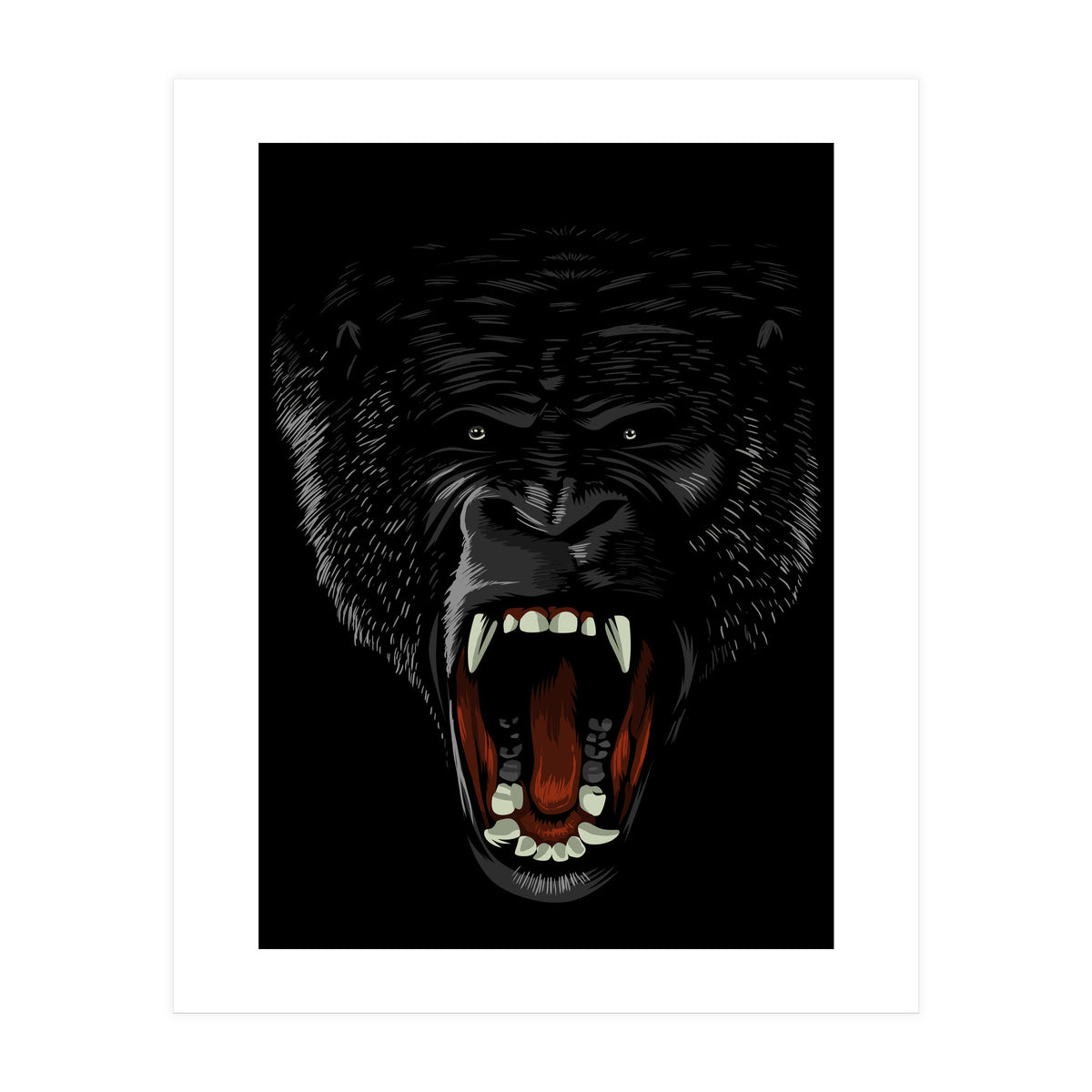 Gorilla attack  (Print Only)