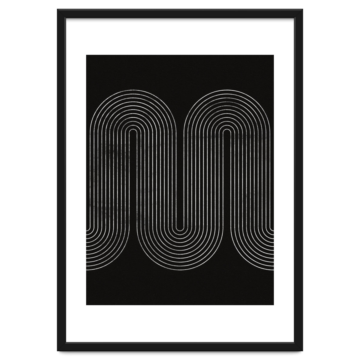 Mid-Century Modern No.18 - Woodblock Print