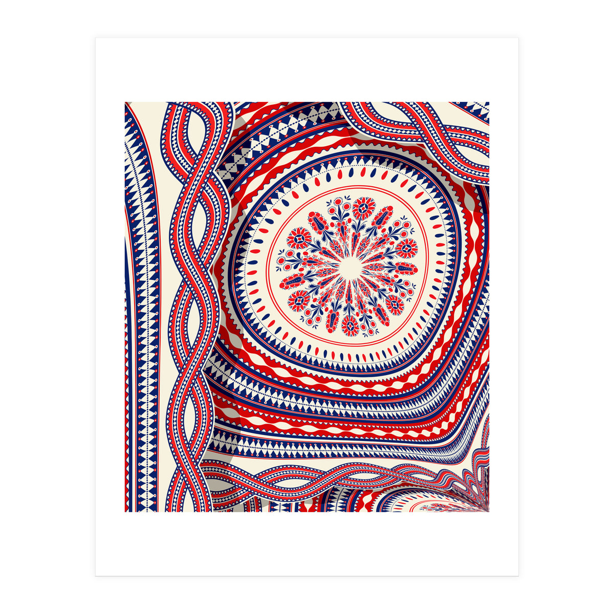 Romanian embroidery background 16 (Print Only)
