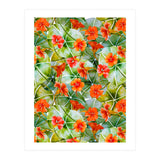 Nasturtiums watercolor 01 (Print Only) thumbnail