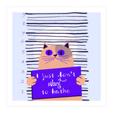I just don't want to bathe (Print Only) thumbnail