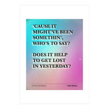 Tame Impala - Lost In Yesterday (Print Only) thumbnail