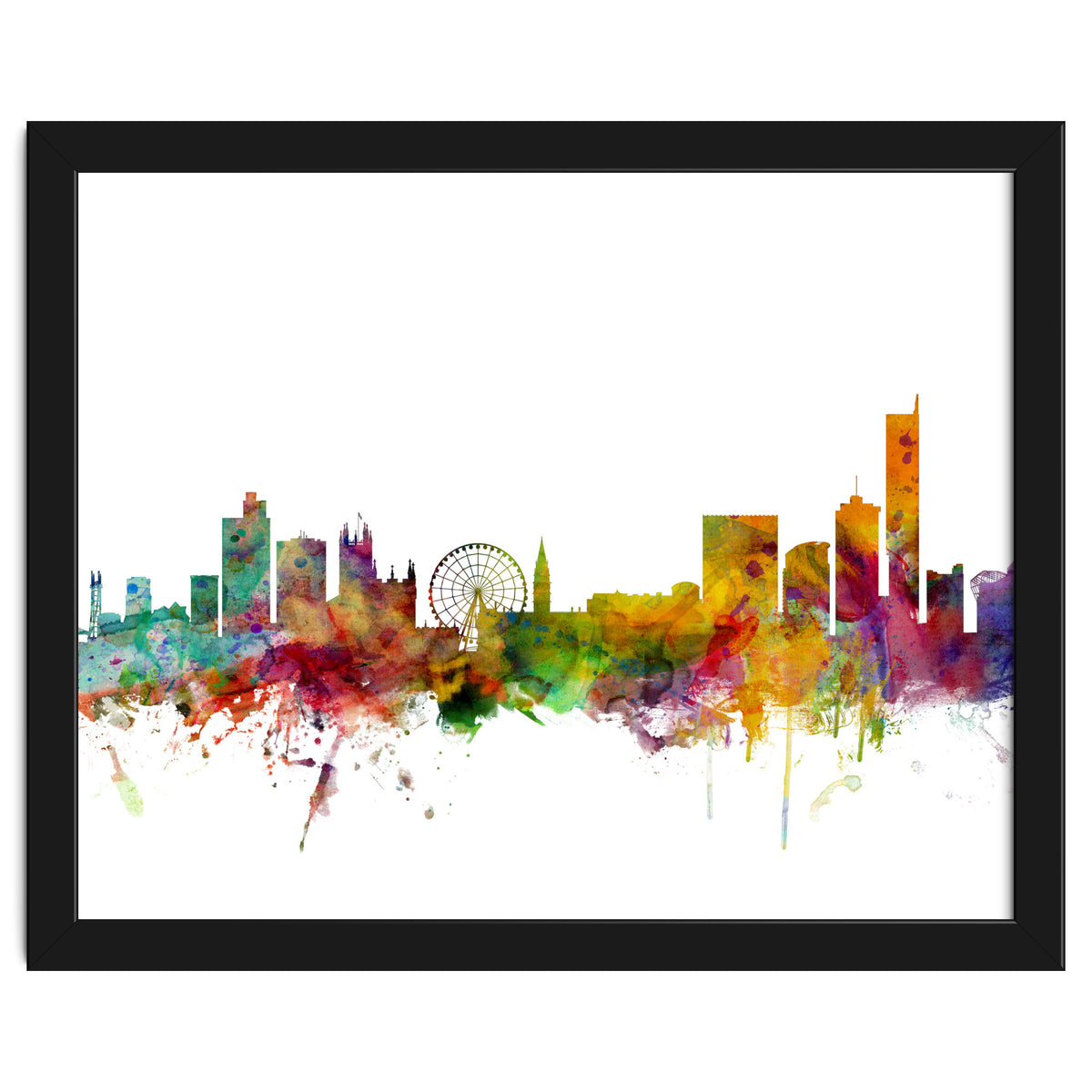 Manchester England Skyline