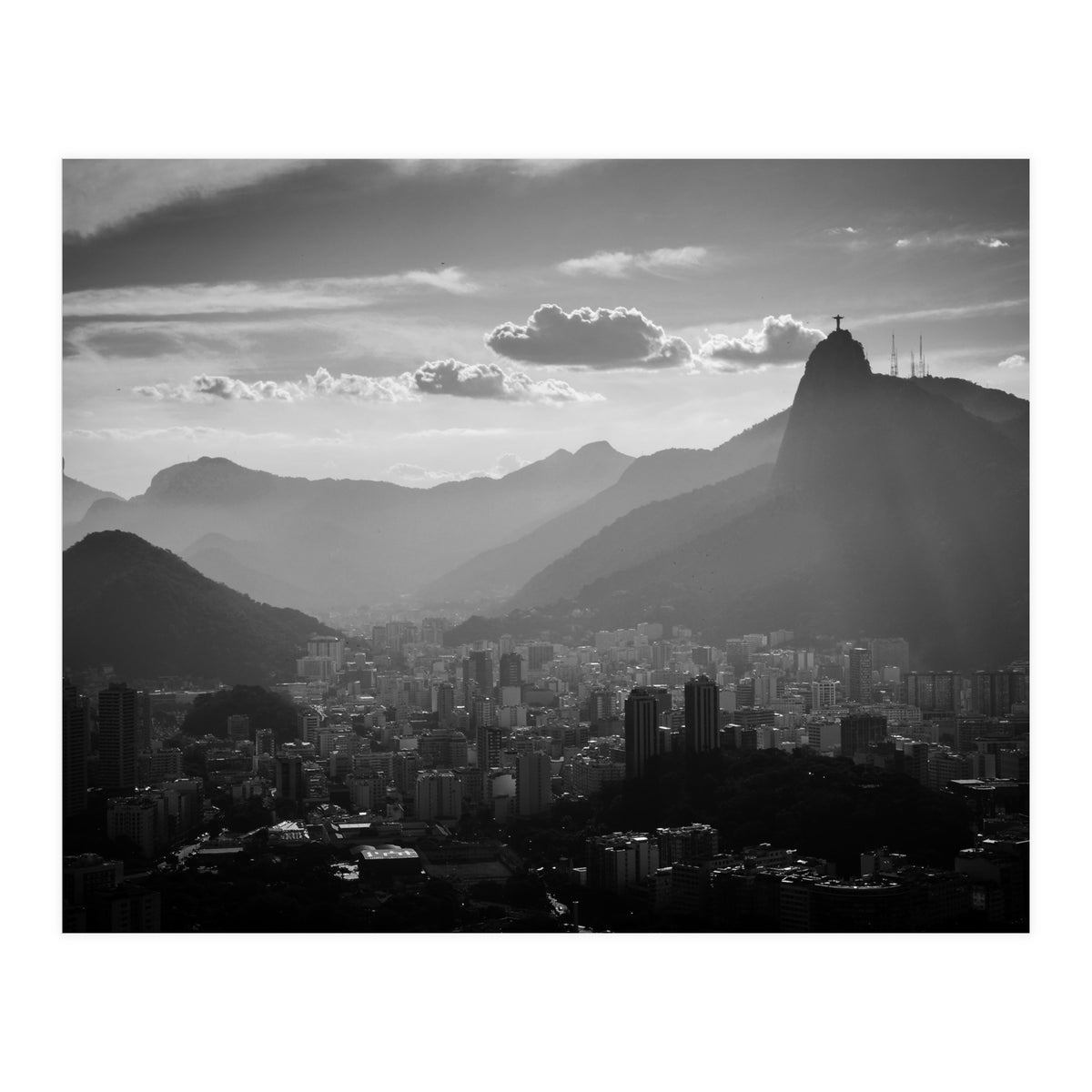 Carioca Silhouettes landscape (Print Only)