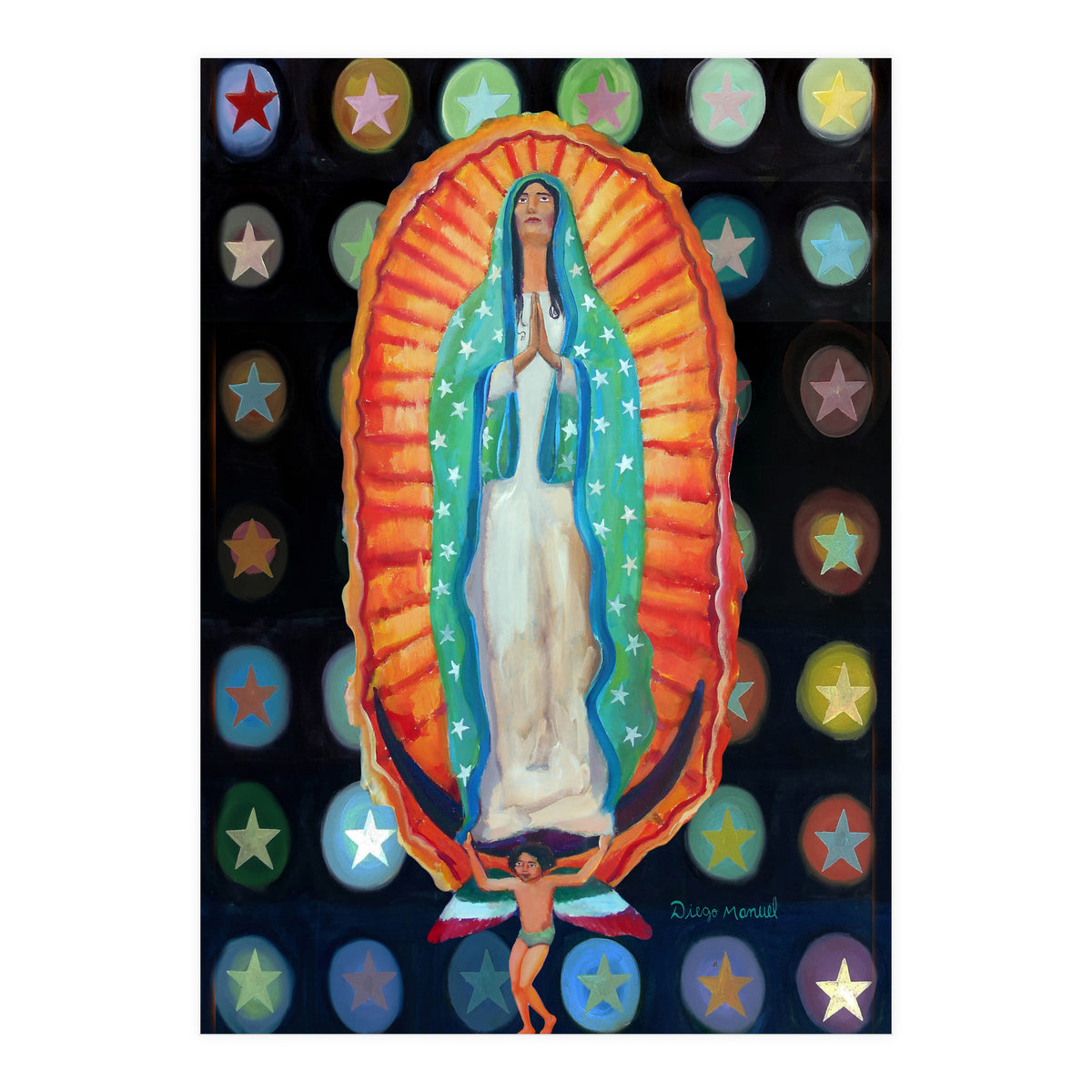 Virgen De Guadalupe 10 (Print Only)