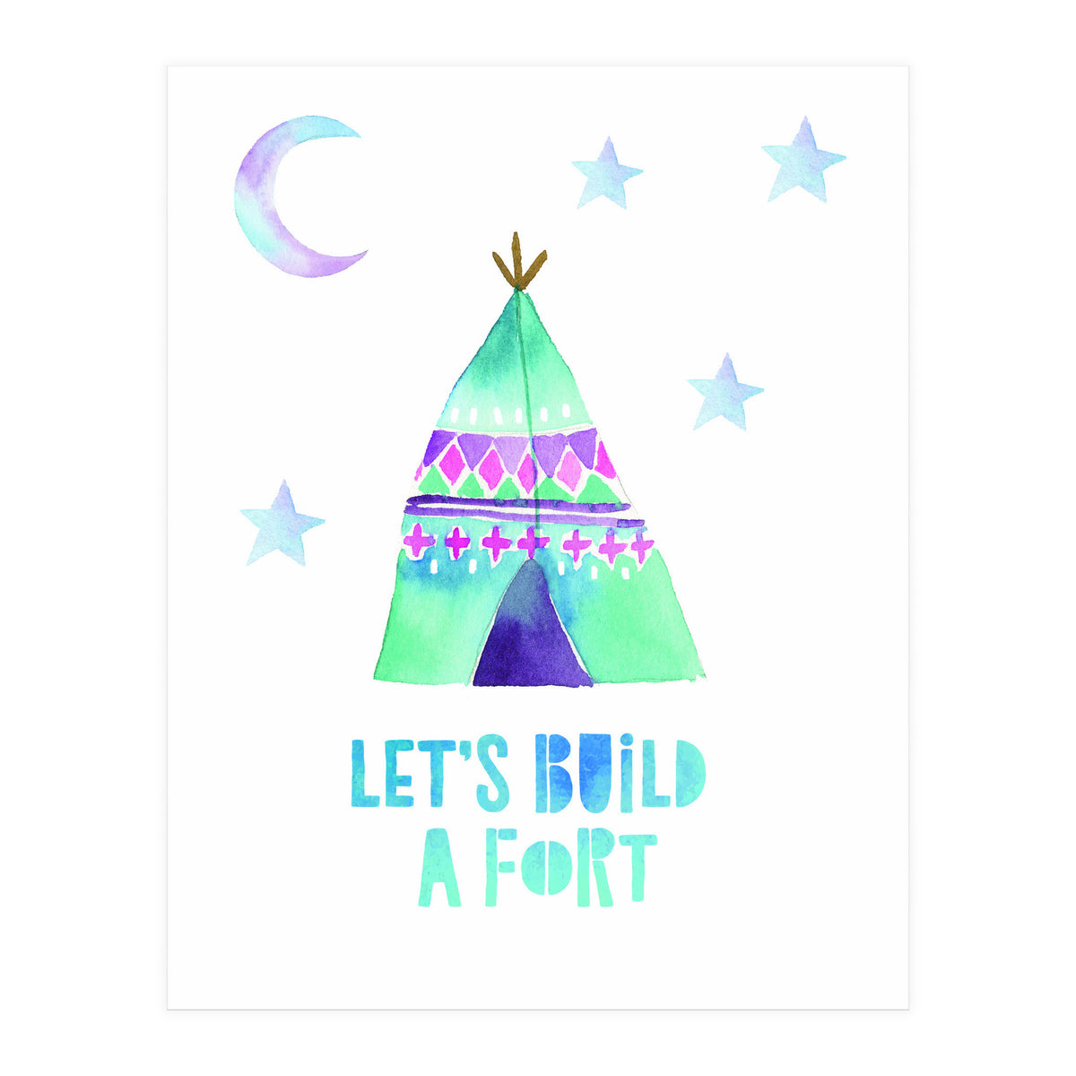 Let's Build A Fort (Print Only)