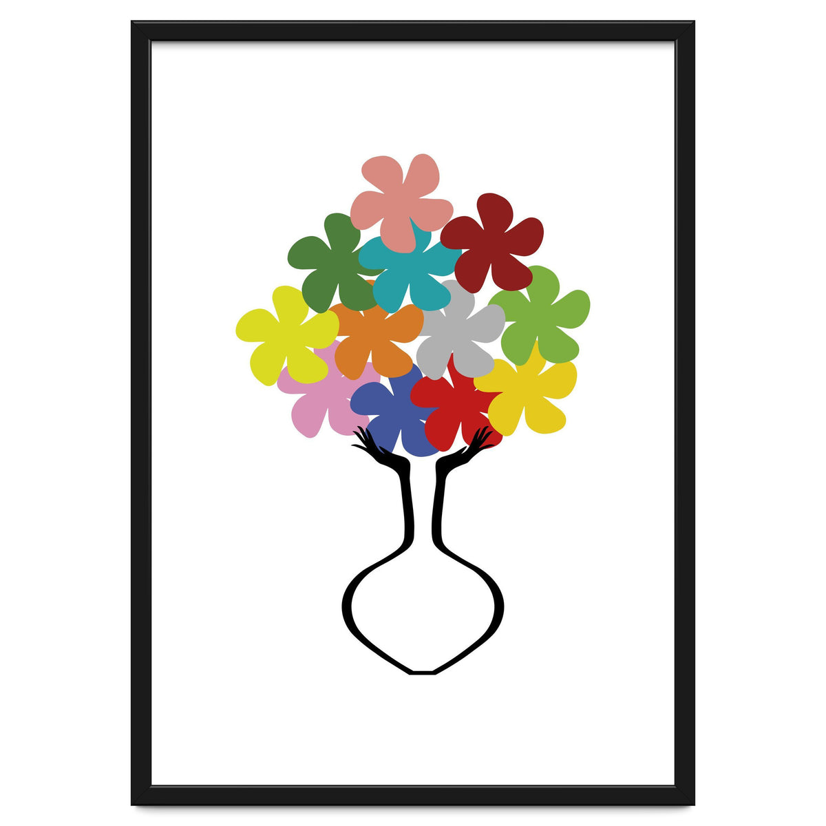 HOLDING SOME FLOWERS