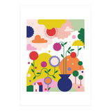 Happy Mediterranean Colorful Landscape (Print Only) thumbnail