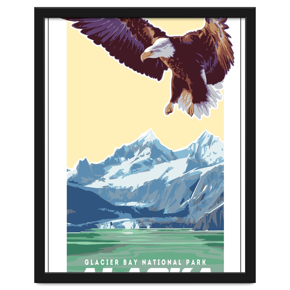 Alaskan Eagle Poster