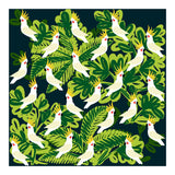 Cute cockatoo and tropical leaves (Print Only) thumbnail