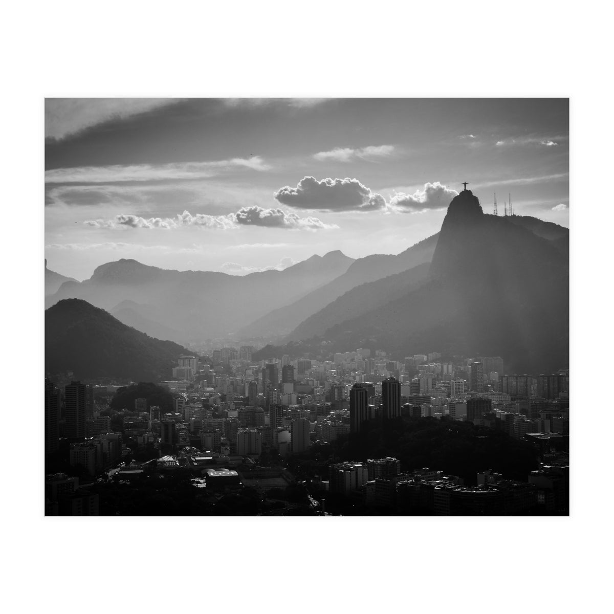 Carioca Silhouettes landscape (Print Only)