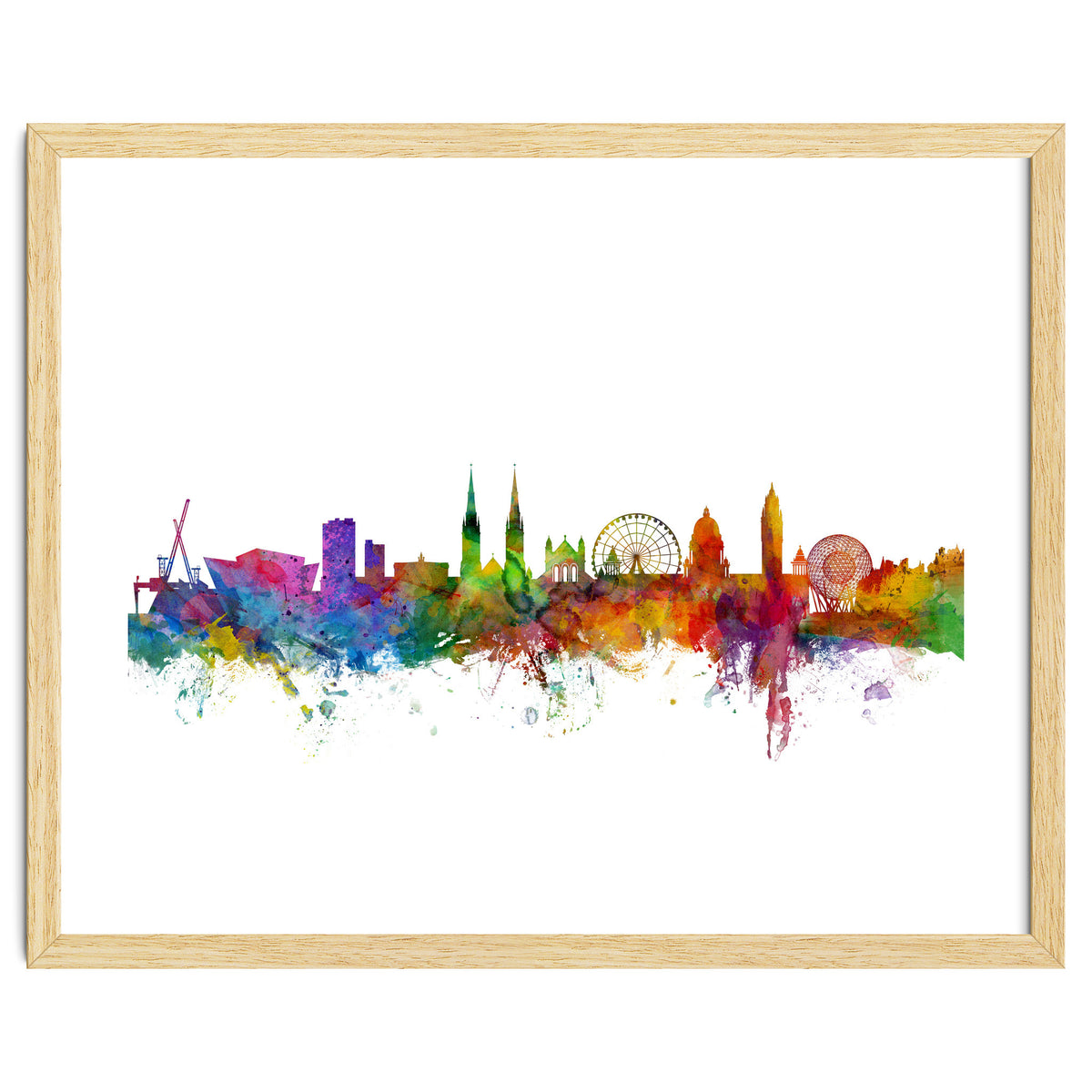 Belfast Northern Ireland Skyline