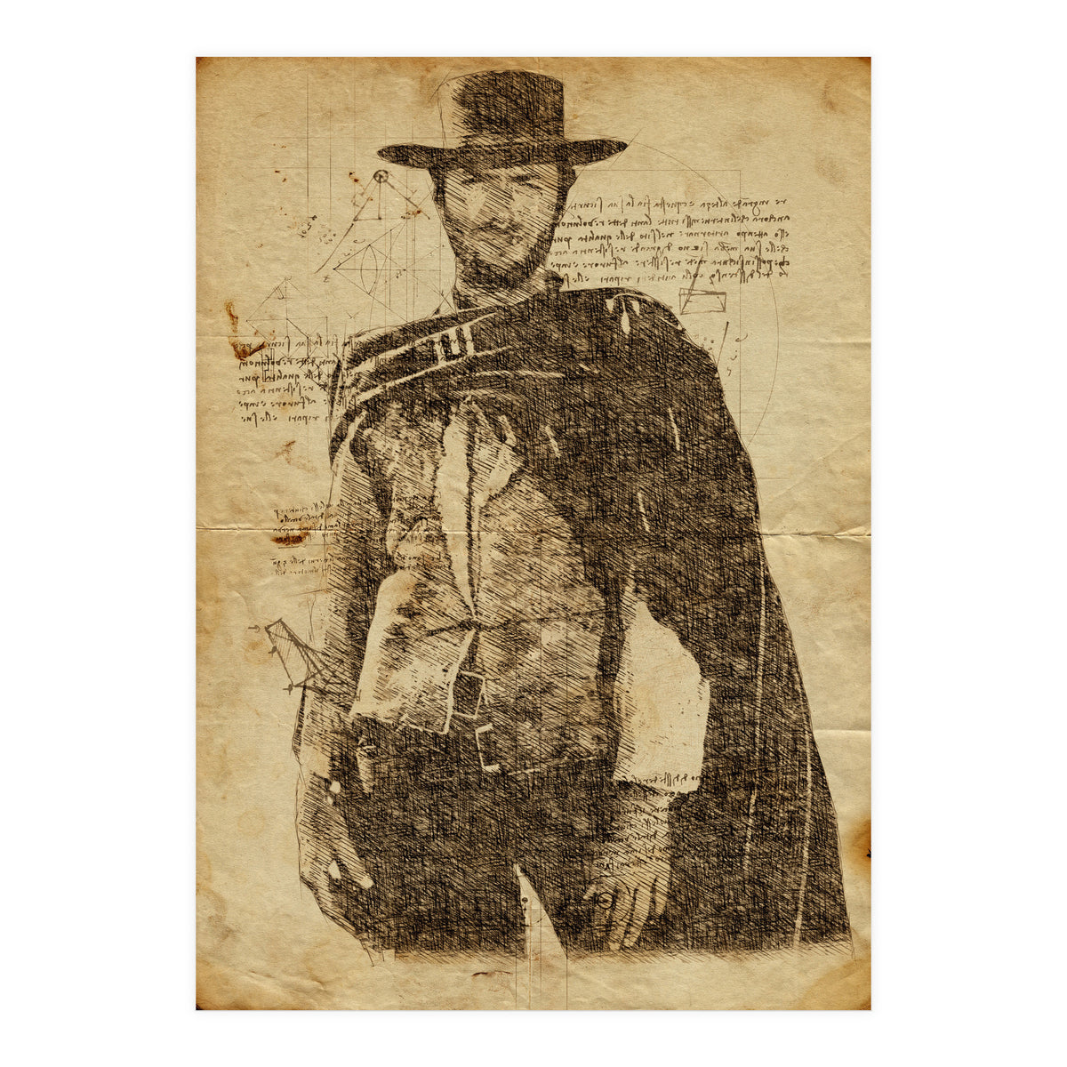 Clint Eastwood (Print Only)